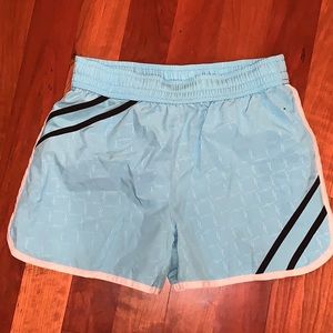 Blue FILA athletic shorts